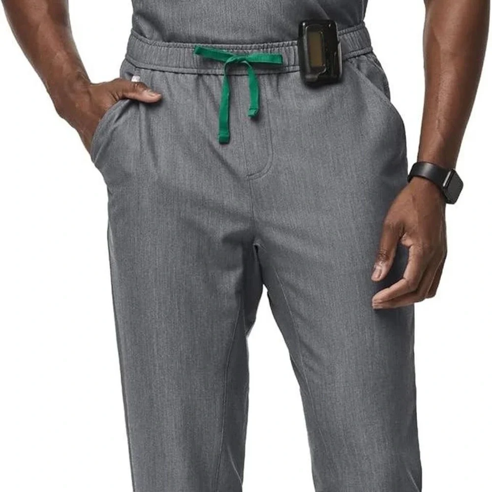 FIGS Technical Tansen Collection Men's Charcoal Grey Jogger Scrub Pants XL Short